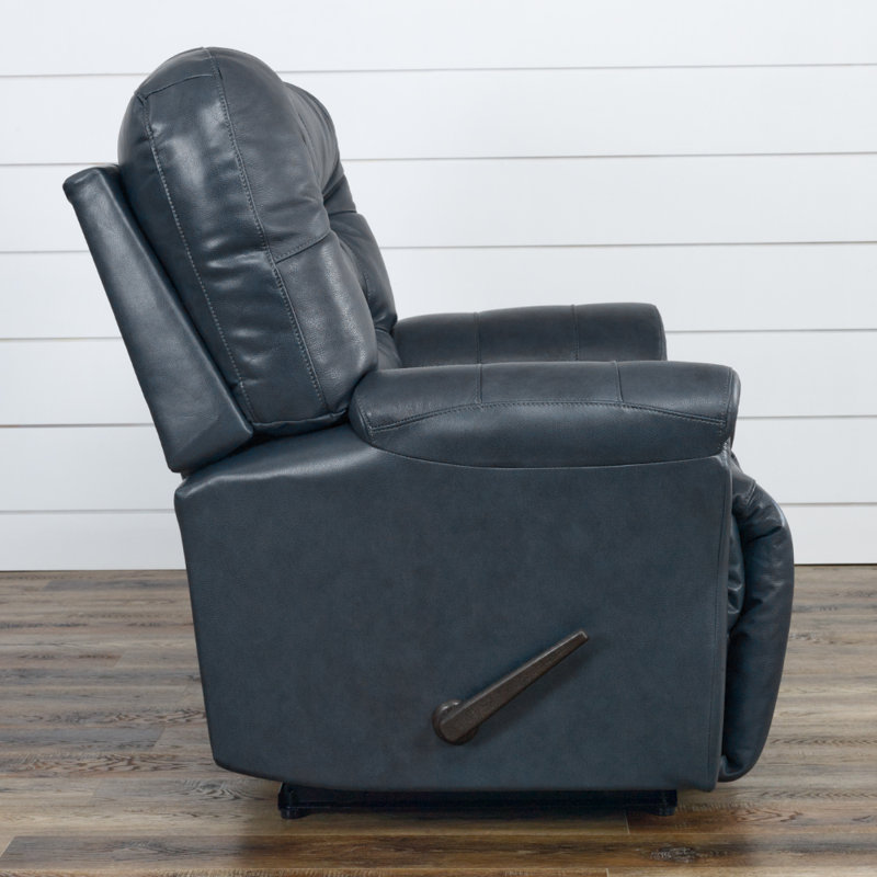Steelside™ Perry Leather Recliner & Reviews Wayfair